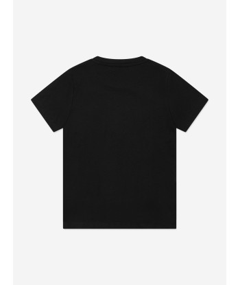 Versace Boys Medusa Logo T-Shirt in Black pas cher 