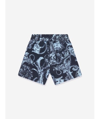 Versace Baby Boys Barocco Shorts in Navy Amélioration de cerveau avec