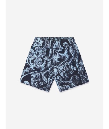 Versace Baby Boys Barocco Shorts in Navy Amélioration de cerveau avec