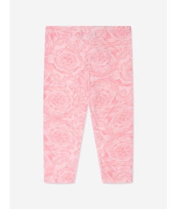 Versace Baby Girls Barocco Leggings in Pink Jusqu'à 80% De Réduction