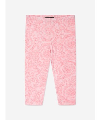 Versace Baby Girls Barocco Leggings in Pink Jusqu'à 80% De Réduction