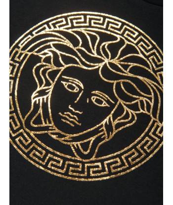 Versace Boys Medusa Logo T-Shirt in Black l'achat 