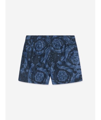 Versace Baby Boys Baroque Swim Shorts in Navy ou a consommer sur place