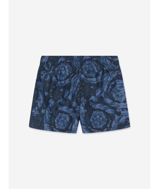 Versace Baby Boys Baroque Swim Shorts in Navy ou a consommer sur place