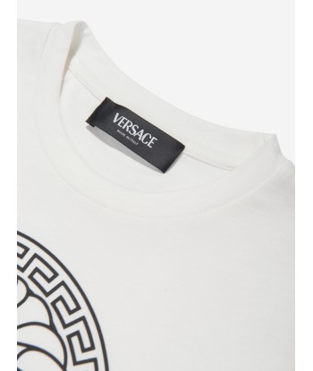 Versace Boys Medusa Logo T-Shirt in White france