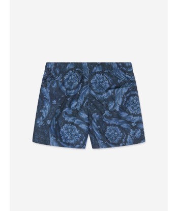 Versace Baby Boys Baroque Swim Shorts in Navy ou a consommer sur place