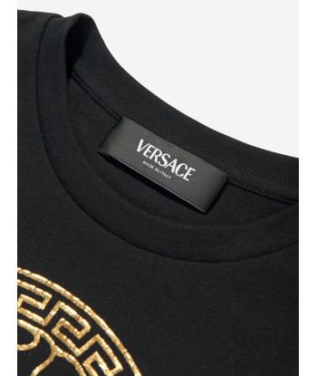 Versace Boys Medusa Logo T-Shirt in Black l'achat 