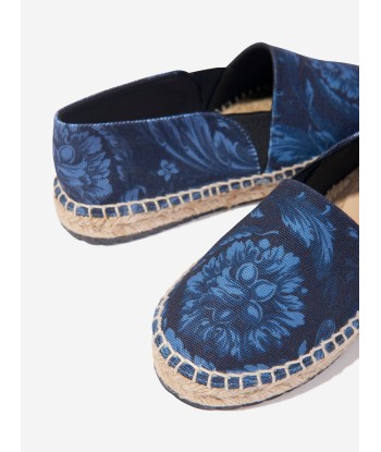 Versace Boys Barocco Espadrilles in Navy votre restaurant rapide dans 