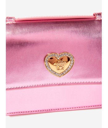 Versace Girls Medusa Heart Shoulder Bag in Pink suggérées chez