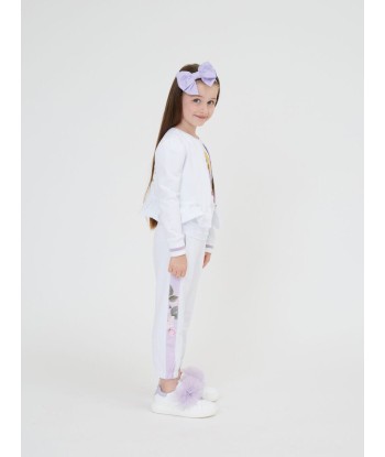 Monnalisa Girks Romantic Flowers Joggers in White prix pour 