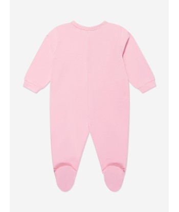 Versace Baby Girls Logo Babygrow Gift Set in Pink destockage