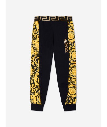 Versace Boys Barocco Logo Joggers in Black Le MVP de beaucoup