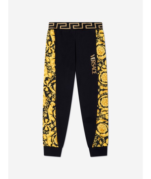 Versace Boys Barocco Logo Joggers in Black Le MVP de beaucoup