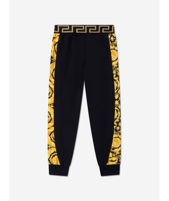 Versace Boys Barocco Logo Joggers in Black Le MVP de beaucoup