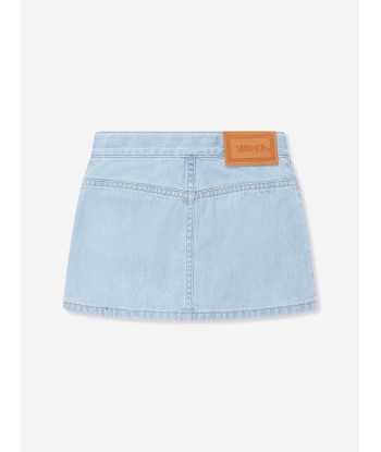 Versace Girls Star Denim Skirt in Blue Comparez plus de prix