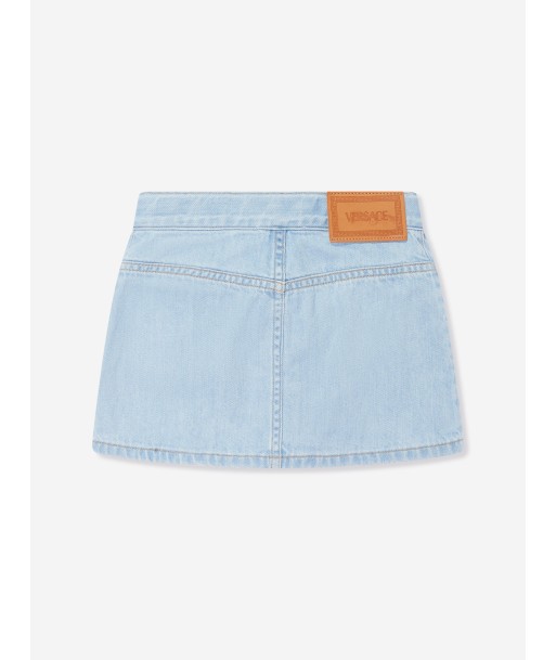 Versace Girls Star Denim Skirt in Blue Comparez plus de prix