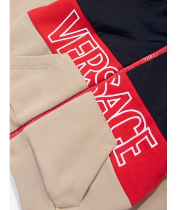 Versace Boys Logo Zip Up Top in Multicolour En savoir plus