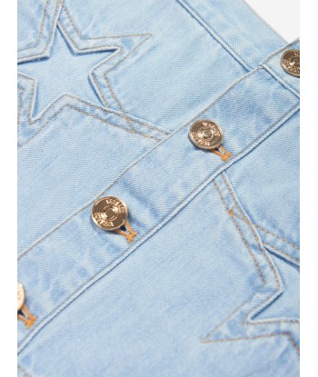 Versace Girls Star Denim Skirt in Blue Comparez plus de prix