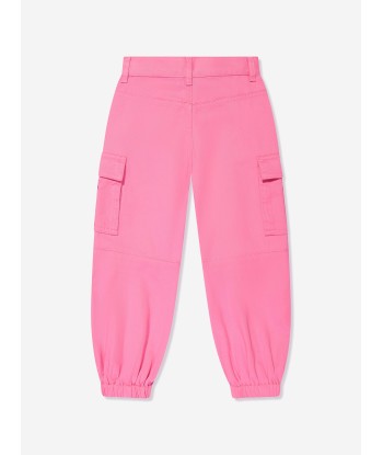 Versace Girls Cargo Trousers in Pink Fin de série