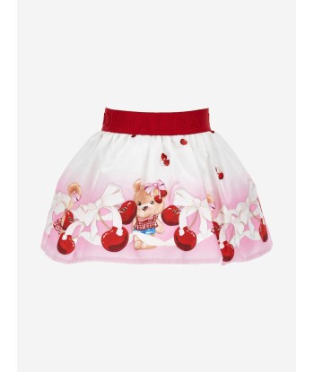 Monnalisa Baby Girls Teddy Bear Skirt in Pink acheter