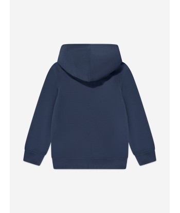 Levi's Boys Box Tab Pullover Hoodie in Blue Venez découvrir notre 