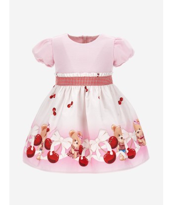 Monnalisa Baby Girls Teddy Bear Dress in Pink vous aussi creer 