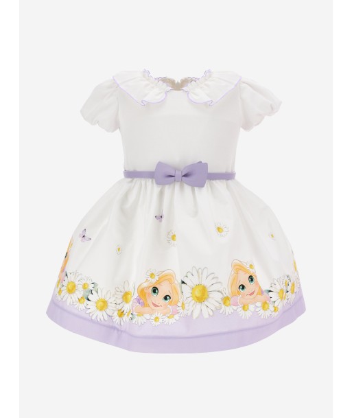 Monnalisa Baby Girls Princess Dress in White pas cher