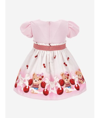 Monnalisa Baby Girls Teddy Bear Dress in Pink vous aussi creer 