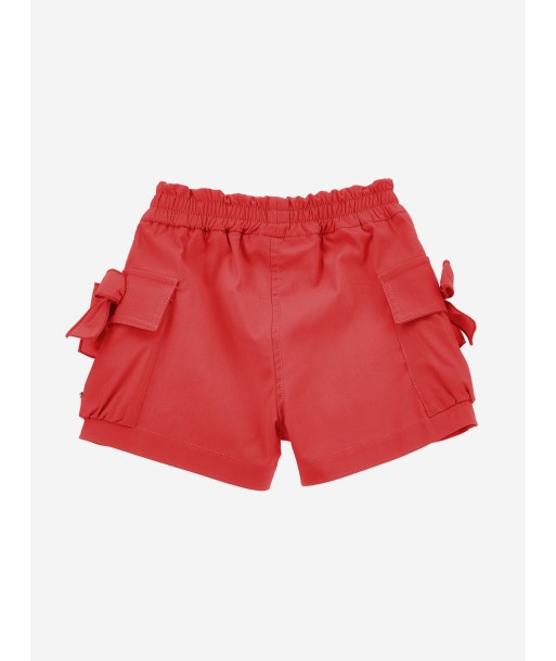 Monnalisa Baby Girls Cargo Shorts in Red la chaussure